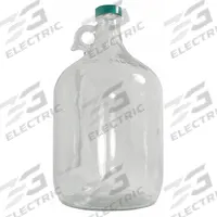 QORPAK Jug: Colorless, Safety Coated Bottle, Glass, 3.79 L, 166 mm, Includes Closure, Screw On Cap (MPN GLC-08818). Key specifications — attr1371258: Yes; attr1371256: Shouldered; attr1371264: QORPAK; attr1371229: Safety Coated Bottle.