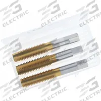 CLEVELAND Tap Kit: 5/8"-18 UNF, H3 / 3B, 4 Flute, TiN Coated High Speed Steel (MPN C84255). Key specifications — attr1300563: One Each Taper, Plug, and Bottoming.