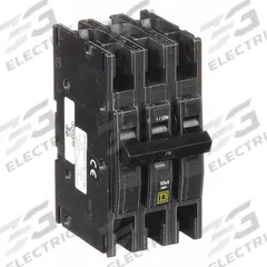 SQUARE D Miniature Circuit Breaker: 70 A, 120/240V AC, Three Phase, 10kA at 120/240V AC, 3 Poles (MPN QOU370). Key specifications — Phase: Three; Amps: 70 A; AC Voltage Rating: 120/240V AC; Max. AIR Rating: 10kA at 120/240V AC; For Use With: Heating; Brand: SQUARE D.