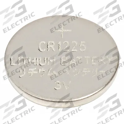 APPROVED VENDOR Button Cell Battery: 1225 Battery Size, Lithium, 50 mAh Capacity, 3V DC - Disposable Coin & Button Batteries