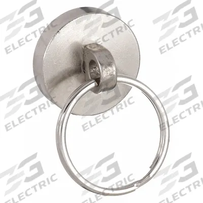 APPROVED VENDOR Hook: 35 lb Wt Capacity, 1 Hooks per Base, Silver - Magnetic Utility Hooks