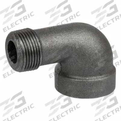 USA INDUSTRIALS Metal Pipe Elbow: 1 in x 1 in, Threaded x Threaded, Class 300, 300 psi - Medium-Pressure Threaded Pipe Fittings with Thread Sealant