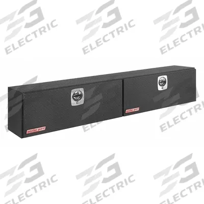 WEATHER GUARD Topside Truck Box: Topside Truck Box, Double Drop-Down Doors Lid, D-Handle - Double Drop-Down Door Topside Boxes