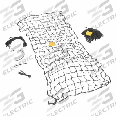 VESTIL Nylon Pallet Rack Netting: 111 in x 96 in, Nylon
