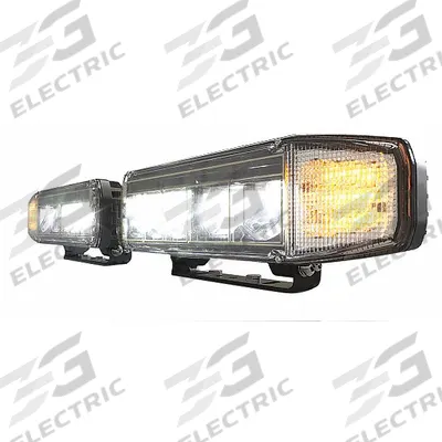 ECCO Snow Plow Light Kit: Snowplow Light, LED, Heated, High Beam/Low Beam, Surface Mount - Snowplow Lights