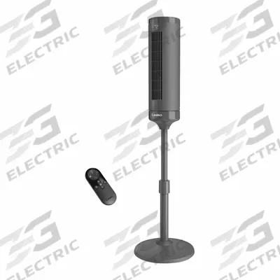 LASKO Freestanding Fan: 54 in Ht, 8 Speeds, Oscillating, Stationary - Oscillating Office Pedestal Fans