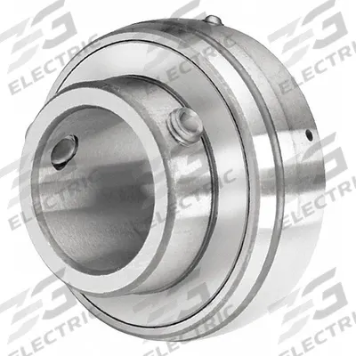TRITAN Insert Bearing: SSUC204-20MM, 20 mm Bore, 47 mm OD, 17 mm Outer Ring Wd - Food-Grade Spherical Insert Bearings