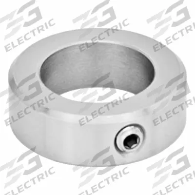 JW WINCO Shaft Collar: 1-Piece, Set Screw, 40 mm Bore Dia, 63 mm Collar Outside Dia - Stainless Steel Shaft Collars