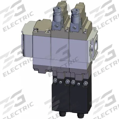 SMC Solenoid Valve: 0.25 MPa to 1 MPa, -10°C to 50°C, 201 4/5 mm x 54 1/2 mm - Residual Pressure Release Valves with Soft Start