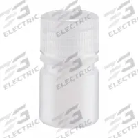 APPROVED VENDOR Laboratory Bottle: HDPE, 8 mL, 8 mL, Natural, 20-410 mm Screw Closure Size, Unlined (MPN 209043). Key specifications — Body Color: Natural; Closure Attached: Attached; Brand: APPROVED VENDOR; Pre-Cleaned: None; Closure Included: Yes.