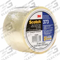 SCOTCH Carton Sealing Tape: 2.5 mil Tape Thick, 3 in x 55 yd, 373. Key specifications — Brand: SCOTCH; Tape Series: 373.