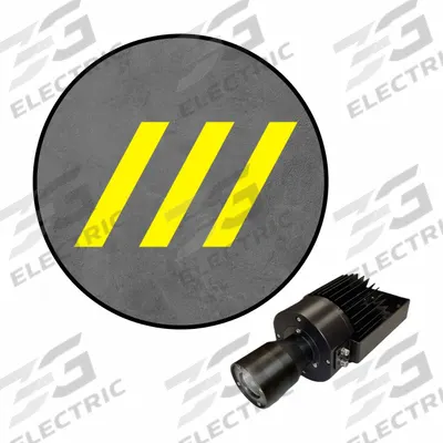 VISUAL WORKPLACE Virtual Safety LED Walkway: Virtual Safety LED Walkway, Diagonal, Yellow - LED Safety Walkway Projectors