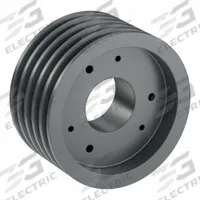 APPROVED VENDOR V-Belt Pulley: B74, 5 Groove, 7.75 in OD, Bushed Bore, SF, Quick Detachable (MPN 5B74SF). Key specifications — Pulley Industry Number: B74; Pitch Diameter: 7 in (4L, A); For Belt Section (broad, with similar types): 4L, A, or AX.