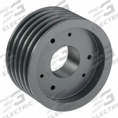APPROVED VENDOR V-Belt Pulley: B74, 5 Groove, 7.75 in OD, Bushed Bore, SF, Quick Detachable (MPN 5B74SF). Key specifications — Pulley Industry Number: B74; Pitch Diameter: 7 in (4L, A); For Belt Section (broad, with similar types): 4L, A, or AX.