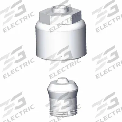 SMC Compression Fitting Nut Insert Bushing: 1/4 in OD Size, Compression - PFA Compression Tube Fittings