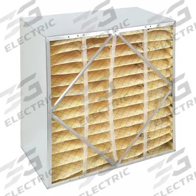 GRAINGER Rigid Cell Air Filter: 20 in x 20 in x 12 in, Fiberglass, No Header - MERV 13 Rigid Cell Air Filters