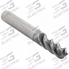 CLEVELAND Ball End Mill: Carbide, AP/MAX Coated, 4 Flute, 1/4" Mill Dia, 3/4" LOC, 2-1/2" OAL (MPN C80110)