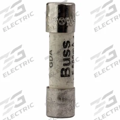 BUSSMANN Fuse: GDA Series, Fast-Acting, 500 mA, 250 V AC, Non-Indicating - Fast-Acting Cylindrical Fuses