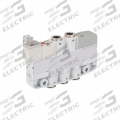 AVENTICS Directional Control Valve: Four-Way / Two-Position, Female 6 mm, Female, Single Solenoid (MPN R422103560). Key specifications — attr1078830: Thermoplastic; attr1078874: Spring Return.