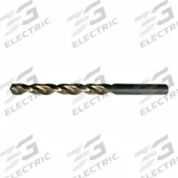 CLE-LINE Jobber Length Drill Bit: 1/8", 135° Split Point, Black & Gold HSS, Parabolic Flute (MPN C18434). Key specifications — attr1225567: 0.1250.
