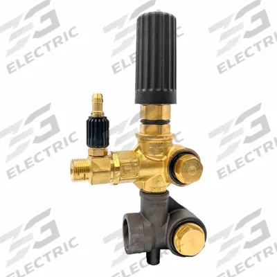 Dayton Valve: 1/2 in Bypass Connection Size, Brass, 2,600 psi Max. Op Pressure - Unloader Valves