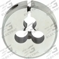 CLE-LINE Round Threading Die: 1/4"-20 UNC, 13/16 in OD, Adj, High Speed Steel (MPN C65760)