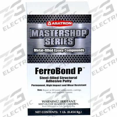 ABATRON Putty: FerroBond P, Metal Repair, 16 oz Container Size, Pail, Gray - Metal Repair Putties