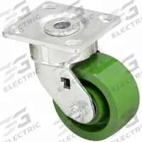 APPROVED VENDOR Plate Caster: Swivel, No Brake, Polyurethane, 4 in Wheel Dia., 2 in Wheel Wd, Slot (MPN P24S-U040K-14). Key specifications — attr1100118: APPROVED VENDOR; attr1172982: Swivel.