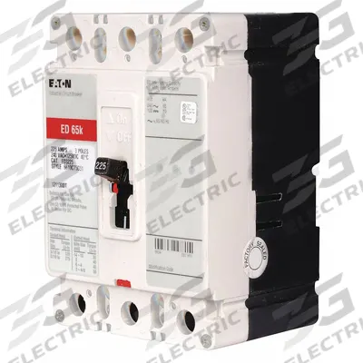 EATON Molded Case Circuit Breaker: 175 A Amps, 65kA at 240V AC, Fixed, ABC, Load Side Lug - FD-Frame Eaton Molded Case Circuit Breakers