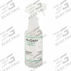 SLOAN Urinal Cleaner: 32 oz Bottle/Green Clean Concentrate/Trigger Sprayer (MPN SJS19). Key specifications — Brand: SLOAN; Includes: 32 oz Bottle.