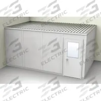 PORTA-FAB Modular In-Plant Office: 16 ft x 10 ft x 8 ft, 2 Walls, Vinyl-Covered Drywall, Gray (MPN GV1016G-2). Key specifications — attr1283794: PORTA-FAB; attr1283748: STC 31; attr1283763: Steel.