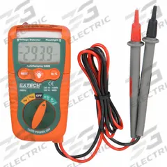 EXTECH Digital Multimeter: Avg, CAT III 1000V/CAT IV 600V, 600 V Max AC Volt Measurement (MPN DM220). Key specifications — Instrument Counts: 4,000; Brand: EXTECH; Calibration Certificate Included: Not Included.