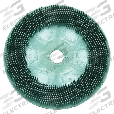 SCOTCH-BRITE Bristle Disc: 7 in Brush Dia, 7/8 in Arbor, Ceramic, P50 Grit - Deburring & Cleaning Bristle Discs for All Metals