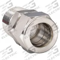 PARKER Compression Fitting Adapter: 1 in OD x 1 in Pipe Fitting Size, Compression x MNPT (MPN 16MSC16N-316). Key specifications — Compatible Fitting Brands: Parker A-LOK; Brand: PARKER.