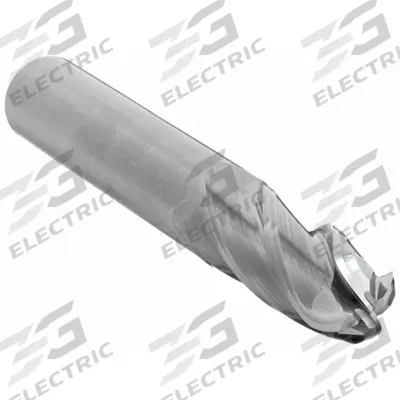 OSG Ball End Mill: Carbide, 4 Flute, 19/64" Mill Dia, 13/16" LOC, 2-1/2" OAL (MPN 404-2969-BN) - General Purpose Carbide Ball End Mills