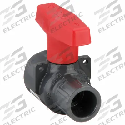 SPEARS Manual Two-Way Ball Valve: 1/2 in, PVC, Straight, Socket x Socket, Std Port Ball Port - PVC Ball Valves