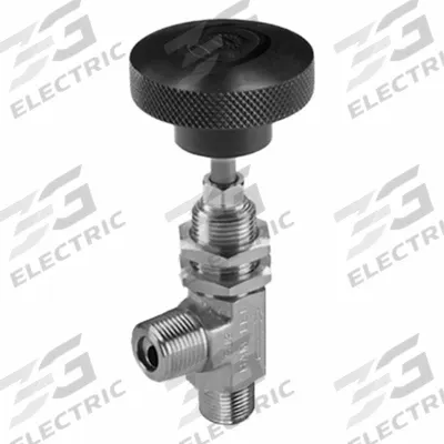HAM-LET Plumbing Needle Valves: Angle Valve Body, 316 Stainless Steel, Integral Bonnet - Stainless Steel Angle-Body Needle Valves