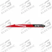 MILWAUKEE Reciprocating Saw Blade: 6 Teeth per Inch, 12 in Blade Lg, 0.05 in Blade Thick, Carbide (MPN 48-00-5273). Key specifications — attr1109198: 6; attr1109200: Rigid for Straight Cuts; attr1109201: Straight; attr1109209: MILWAUKEE.