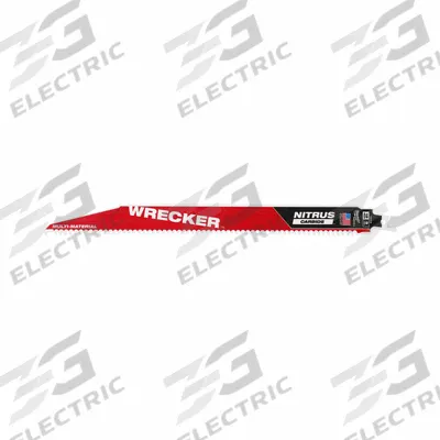 MILWAUKEE Reciprocating Saw Blade: 6 Teeth per Inch, 12 in Blade Lg, 0.05 in Blade Thick - General Purpose Blades