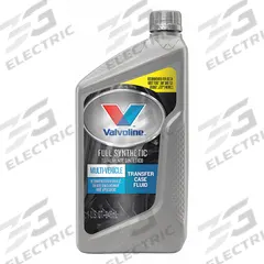 VALVOLINE Transfer Case Fluid: Synthetic, 1 qt Container Size, Bottle, 75W, 156 Viscosity Index, GO (MPN 855459). Key specifications — Manufacturer Specifications: GM Auto-Trak II; SAE Viscosity Grade: 75W; Series: GO.