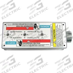 SIEMENS Surge Protection Device: Three Phase, 480V AC Delta, 1800V (L-G, L-L), 552 V AC, 4X (MPN TPS3F0910D00). Key specifications — Voltage: 480V AC Delta; Includes: Dry Contacts; Max. Continuing Operating Voltage: 552 V AC; Voltage Protection Rating: 1800V (L-G, L-L); Enclosure Material: Polycarbonate; Max. Surge Current per Mode: 50kA (L-G; Brand: SIEMENS.
