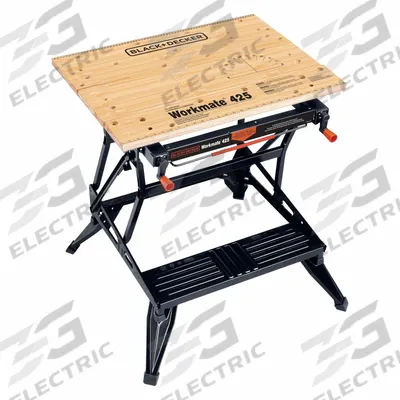 BLACK & DECKER Portable Project Center: Adj Ht, Steel - Portable Workbenches