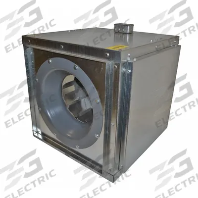 DELHI In-Line Duct Blower: 10 1/2 in Wheel, Direct Drive, Includes Drive Pack - Direct-Drive Blowers with Drive