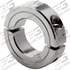 CLIMAX METAL PRODUCTS Shaft Collar: 2-Piece, Inch, Round, Clamp-On, 1/2 in Bore Dia, Stainless Steel (MPN CR2C-050-S). Key specifications