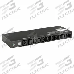 TRIPP LITE Power Distribution Unit: 230V AC, 10 Outlets, (2) C19/(8) C13, Metered, 1 RU, Std (MPN PDUMH20HV). Key specifications — Plug Type: NEMA L6-20P; Brand: TRIPP LITE; Maximum Input Voltage: 230V AC; Receptacle Type: (8) C13; Mounting Location: Horizontal Rack; Facing: Front.