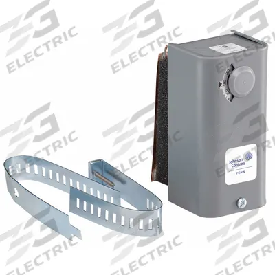 JOHNSON CONTROLS Line Volt Mechanical Tstat: Heat and Cool - Single-Stage Controls