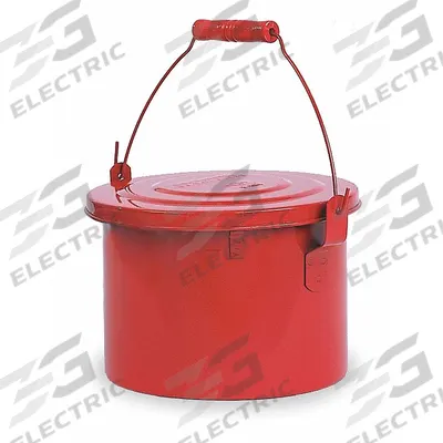 EAGLE Bench Can: 1 gal Capacity, Powder Coated Steel - Bench Cans