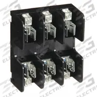 MERSEN Fuse Block: Open Block Design, 3 Pole, 250 V AC, Box Lug, Non-Indicating (MPN 20608). Key specifications — attr233046: MERSEN.