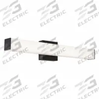 Decorative Vanity: Black, 1,700 lm, 2700K/3000K/3500K/4000K/5000K, 90 CRI, 18 W Fixture Watt (MPN TADV2404LAJUDBK). Key specifications — Voltage: 120 to 277V AC; Brand: AFX INC.; For Bulb Type: Integrated LED; Color Temperature: 2700K; Housing Finish/Housing Color (Broad): Black.