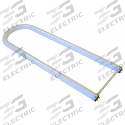 GE LAMPS U-Shaped Fluorescent Bulb: T8, Medium Bi-Pin (G13), 6 in U-Bend Leg Spacing - Fluorescent U-Bend Lamps (No UL Type)